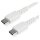 STARTECH.COM RUSB2CC1MW USB-C Kabel 1m hochwertiges USB 2.0 Typ-C Datenbertragungs und Ladekabel St/St Weiss