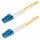 STARTECH.COM 3meter LWL Patchkabel LC LC UPC Singlemode OS2 Duplex 9/125um 10Gbit LSZH Glasfaserkabel