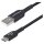 STARTECH.COM 1m USB-A auf USB-C Ladekabel USB-A auf Typ-C Schnellladekabel 3A USB 2.0 Datenubertragung Schwarz