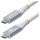 STARTECH.COM 3m USB4 Kabel 20Gbps USB-IF-zertifiziertes USB-C Kabel 60W 4K 120Hz DP2.1monitorkabel TPE-Mantel Weiss