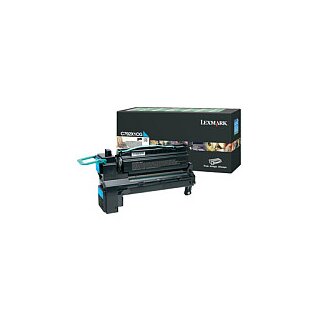 LEXMARK C792 Toner cyan Standardkapazitt 20.000 Seiten 1er-Pack return program