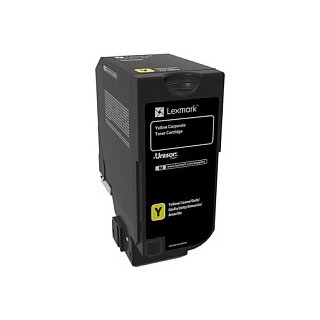 Lexmark - Gelb - original - Tonerpatrone LCCP, Lexmark Corporate - fr Lexmark CS720de, CS720dte, CS725de, CS725dte, CX725de, CX725dhe, CX725dthe