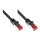 Connections Patchkabel mit Rastnasenschutz, Cat. 6, S/FTP, PiMF, PVC, 250MHz, schwarz, 0,5m