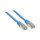 GoodConnections Patchkabel mit Rastnasenschutz, Cat. 6, S/FTP, PiMF, PVC, 250MHz, blau, 0,5m,