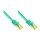 GoodConnections RJ45 Patchkabel mit Cat. 7 Rohkabel und Rastnasenschutz (), S/FTP, PiMF, halogenfrei, 500MHz, OFC, grün, 5m,