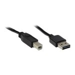 GoodConnections Anschlusskabel USB 2.0 EASY Stecker A an...