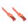 GoodConnections Patchkabel mit Rastnasenschutz, Cat. 6, S/FTP, PiMF, PVC, 250MHz, orange, 0,25m,