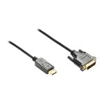 Connections Anschlusskabel DisplayPort an DVI-D 24+1...