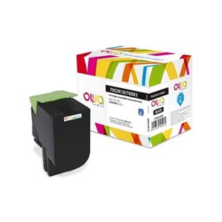 OWA Toner kompatibel zu LEXMARK 70C0X10 schwarz (8.000 S.)