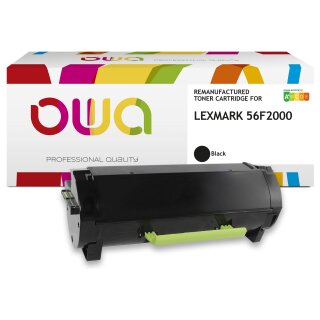 Toner kompatibel zu Lexmark 56F2000 schwarz (6.000 S.)