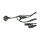 VALUE Y-Netzanschlusskabel schwarz 2m