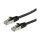 VALUE Patchkabel Kat.6 Class E S/FTP PiMF LSOH schwarz 7m