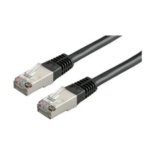 VALUE Patchkabel Kat.6 Class E S/FTP PiMF schwarz 7m