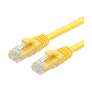 VALUE Patchkabel Kat.6 Class E UTP LSOH gelb 0,5m