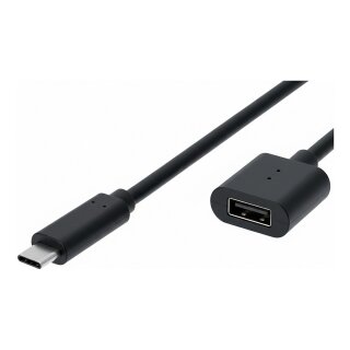 VALUE Video-Verlngerungskabel (DP Alt Mode) USB Typ C-C, ST/BU, schwarz, 1,5 m