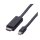 VALUE Mini DisplayPort Kabel, Mini DP-UHDTV, ST/ST, schwarz, 1 m