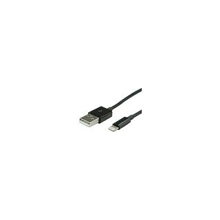 VALUE USB 2.0 Sync- & Ladekabel mit 8pin-Anschluss, 0,15 m