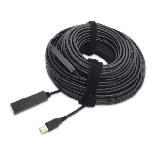 VALUE USB 2.0 aktive Kabelverlngerung, schwarz, 30 m