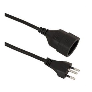 VALUE Verlngerungskabel T12/T13, schwarz, 5 m