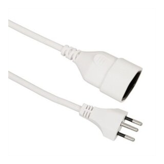 VALUE Verlngerungskabel T12/T13, wei, 3 m