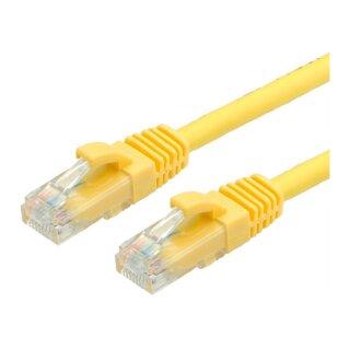 VALUE Patchkabel Cat.6A (Class EA) UTP, gelb, 0,3 m