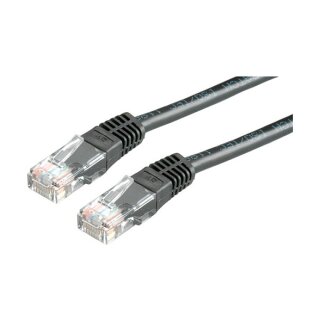 VALUE Patchkabel Kat.6 Class E UTP schwarz 0,5m
