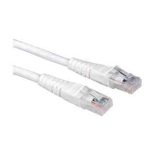 VALUE Patchkabel Kat.6 Class E UTP weiss 1,5m