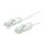 VALUE Patchkabel Kat.6 Class E UTP LSOH weiss 0,5m