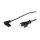 VALUE Netzkabel Euro-Flachstecker auf C7 gewinkelt, 2polig, schwarz, 1,8 m