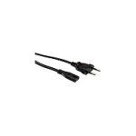 VALUE Netzkabel Euro-Flachstecker auf C7, 2polig,...