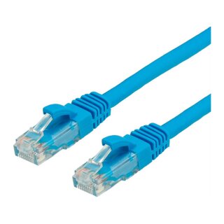 VALUE Patchkabel Cat.6A (Class EA) UTP, blau, 0,3 m