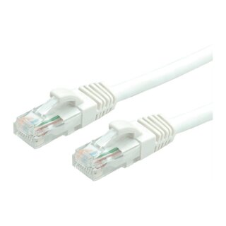 VALUE Patchkabel Cat.6A (Class EA) UTP, wei, 0,3 m