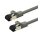 VALUE S/FTP-(PiMF-) Patchkabel Cat.8 (Class I), LSOH, Litzendraht, grau, 1 m
