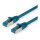 VALUE Patchkabel Cat.6A (Class EA) S/FTP (PiMF), LSOH, blau, 0,3 m