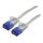 VALUE Patchkabel Cat.6A (Class EA) UTP, extra-flach, grau, 2 m