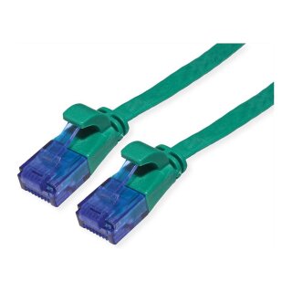 VALUE Patchkabel Cat.6A (Class EA) UTP, extra-flach, grn, 0,5 m