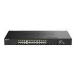 D-Link DGS-1530-28P/E 28-Port Smart Manag.PoE GB Sw. 4x10G