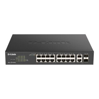 D-Link DGS-1100-18PV2 18-Port PoE+ Gigabit Smart Manag. Switch