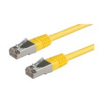 ROLINE Patchkabel Kat.5e Class D S/FTP gelb 2m