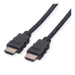 ROLINE HDMI High Speed Kabel mit Ethernet schwarz 1m