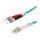 ROLINE LWL-Kabel 50/125um OM3 LC/ST trkis 10m