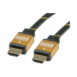 ROLINE GOLD HDMI High Speed Kabel mit Ethernet 10m
