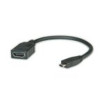 ROLINE HDMI High Speed Kabel mit Ethernet HDMI BU - Micro...