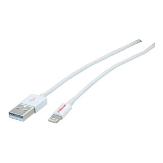ROLINE USB 2.0 Sync- & Ladekabel mit 8pin-Konnektor, wei, 0,15 m
