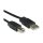 ROLINE USB 2.0 Notebook-Flachkabel, Typ A-B, schwarz, 1,8 m