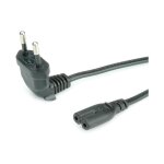 ROLINE Netzkabel Euro-Stecker abgewinkelt auf C7 2pol....