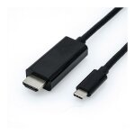 ROLINE USB Typ C - HDMI Adapterkabel, ST/ST, 2 m
