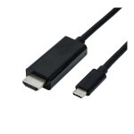 ROLINE USB Typ C - HDMI Adapterkabel, ST/ST, 5 m