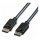 ROLINE DisplayPort Kabel, DP-DP, v1.2, ST - ST, TPE, schwarz, 7,5 m