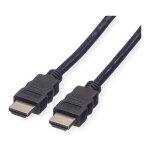 ROLINE RM HDMI High Speed Kabel mit Ethernet, schwarz, 5 m